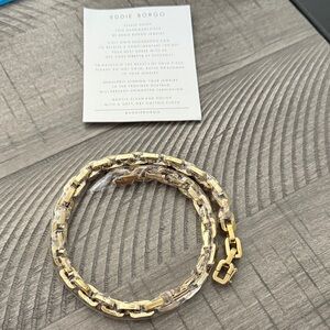 Eddie Borgo Gold Supra Link Necklace